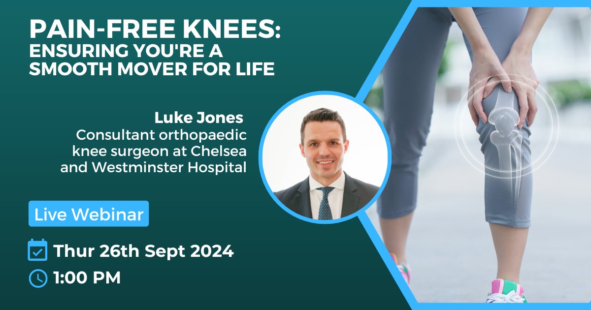 Webinar - Pain free knees by Luke Jones